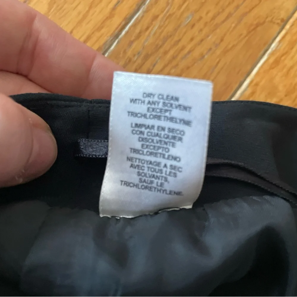 Anne Klein‎ New York Women’s  Wide Leg Black Trousers High Waist Size 10 - Picture 5 of 14